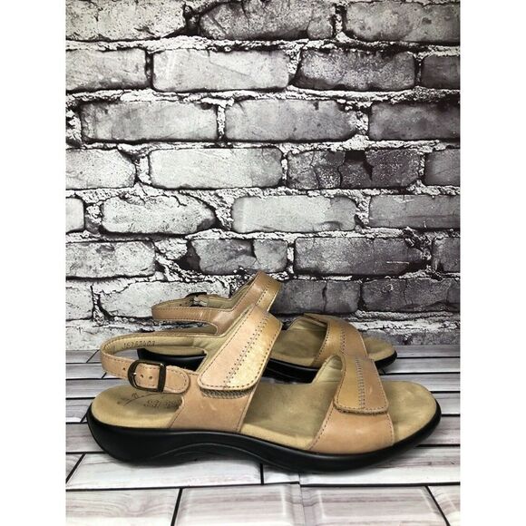 SAS Tripad Comfort Tan Macaron Leather Casual Strap Sandals Women’s 9.5M US/40EU - Picture 5 of 16